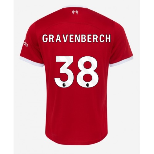 Moški Nogometni dresi Liverpool Ryan Gravenberch #38 Domači 2023-24 Kratek Rokav